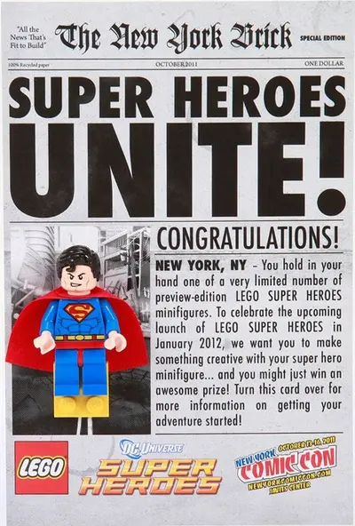 LEGO DC Comics Super Heroes COMCON017 Superman set