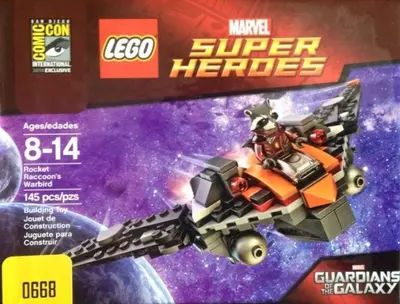 LEGO Marvel Super Heroes COMCON034 Rocket Raccoon's Warbird set
