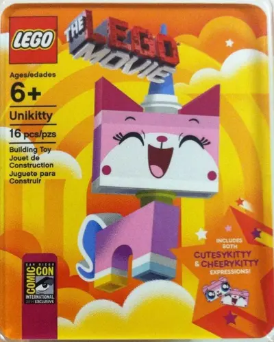 LEGO The LEGO Movie COMCON040 Unikitty -- CuteseyKitty / CheeryKitty set