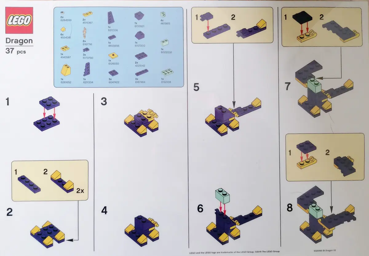LEGO Promotional DRAGON Dragon set