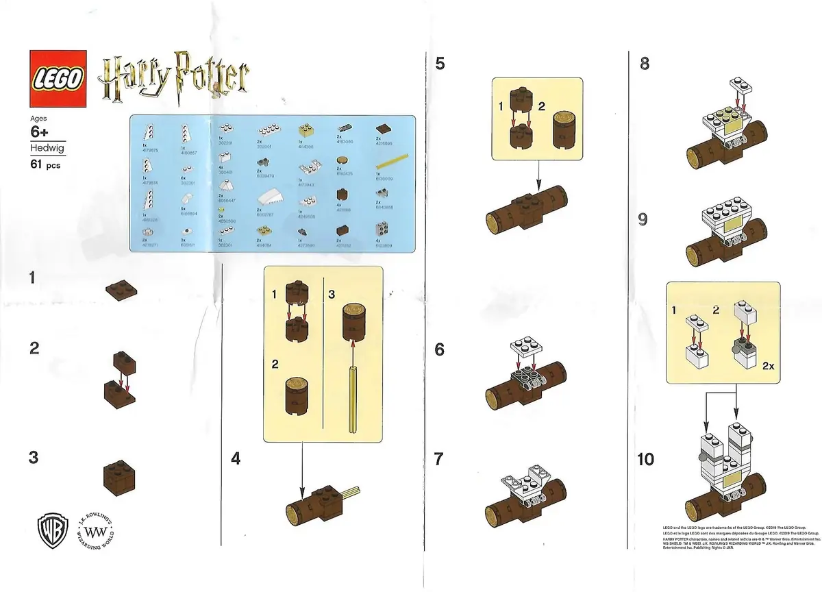 LEGO Harry Potter HEDWIG Hedwig set, image 2