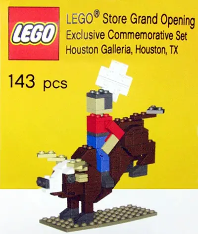 LEGO Promotional HOUSTON Bull and Rider set
