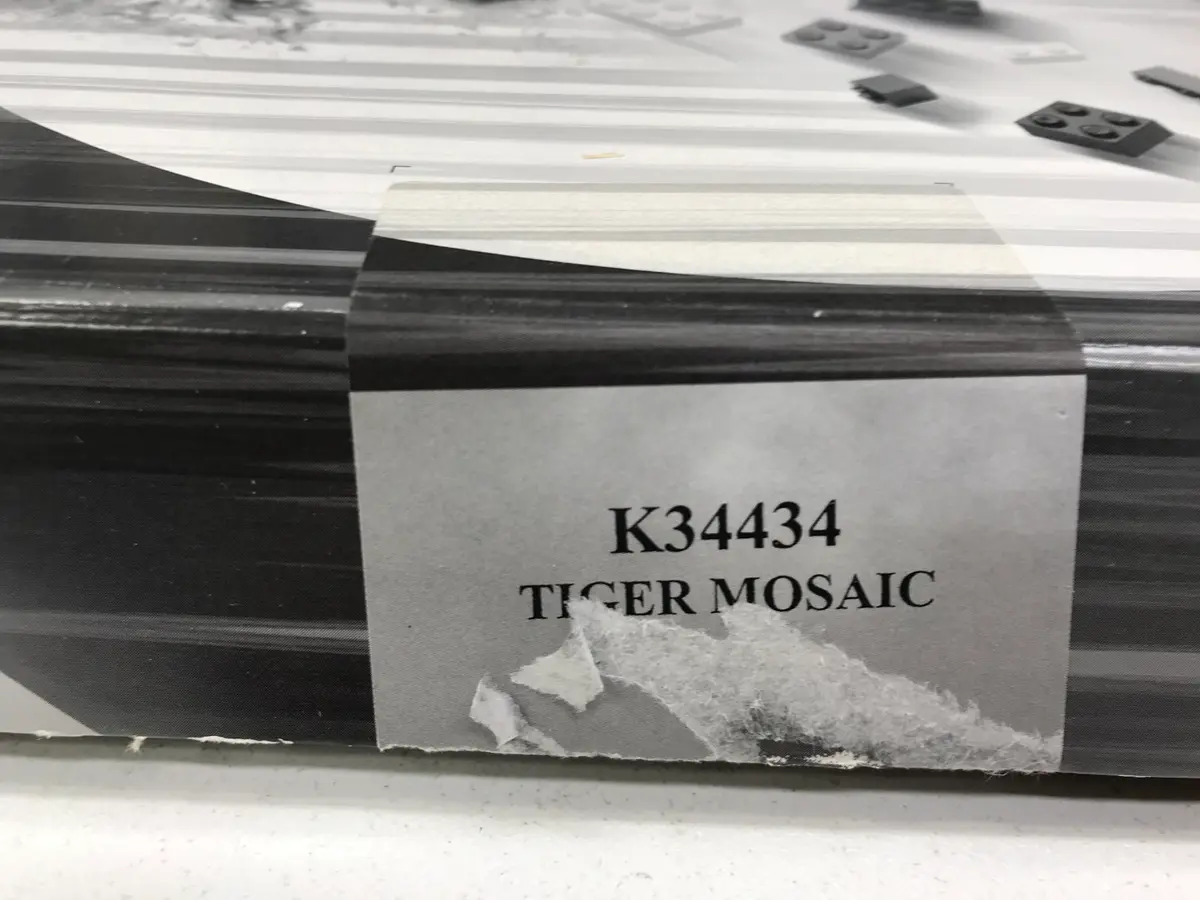 LEGO Basic K34434 Mosaic Tiger set, image 2