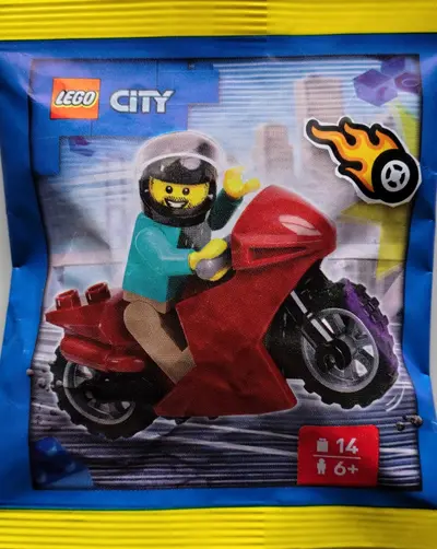 LEGO City L0002222 Stunt Rider with Motorcycle set