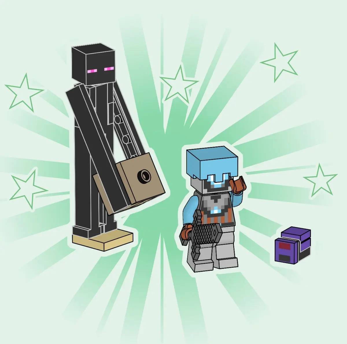 LEGO Minecraft L0002252 Space Sentinel with Enderman and Endermite set, image 3