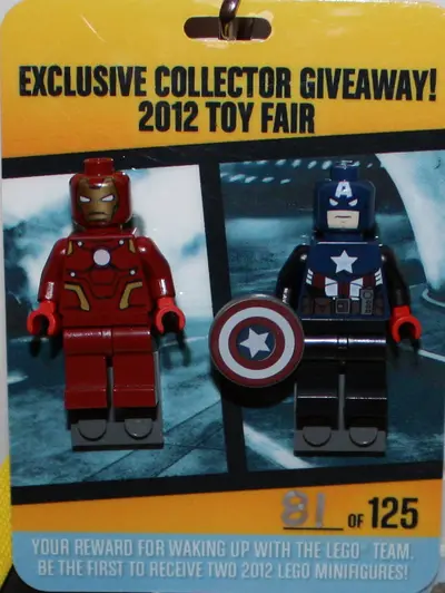 LEGO Marvel Super Heroes LCP2012 Iron Man & Captain America (2012 Collectors Preview) set