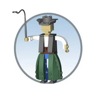 LEGO Promotional OKLAHOMACITY Cowboy set