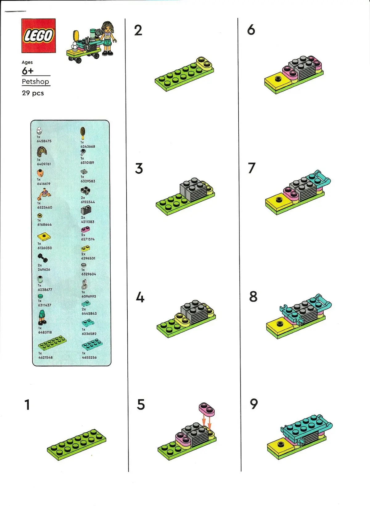LEGO Friends PETSHOP Pet Shop set