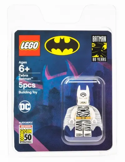 LEGO DC Comics Super Heroes SDCC2019 Zebra Batman set