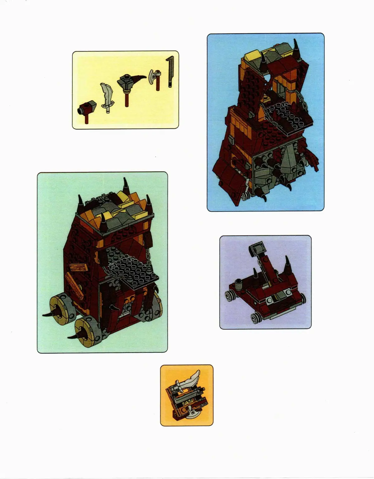 LEGO The Lord of the Rings SIEGETOWER Siege Tower set, image 13