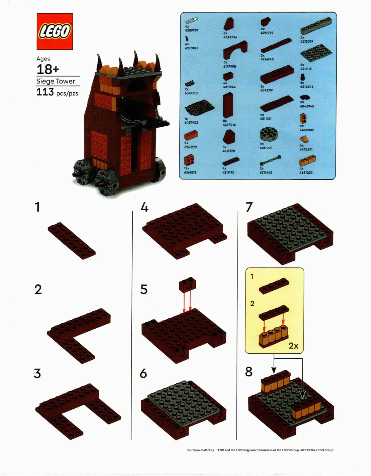 LEGO The Lord of the Rings SIEGETOWER Siege Tower set, image 11