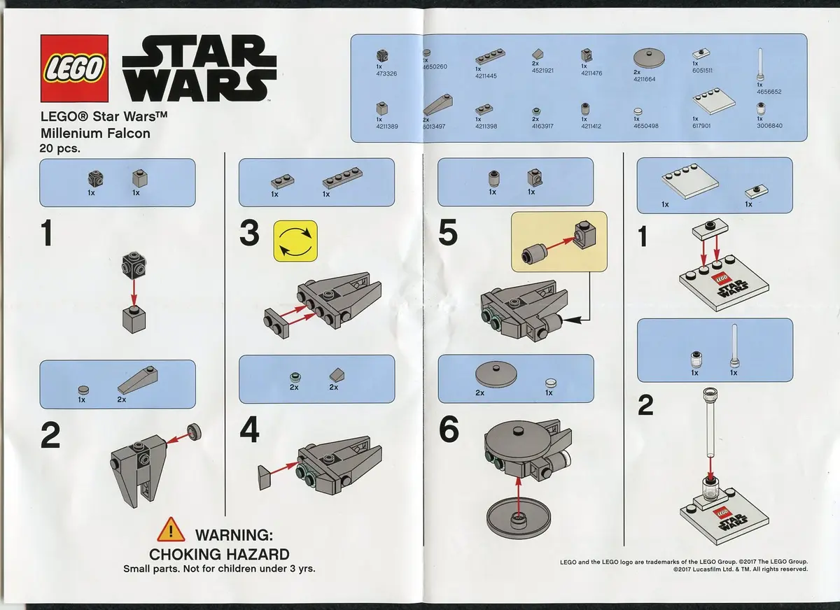 LEGO Star Wars SWMF LEGO Star Wars Millennium Falcon set, image 2