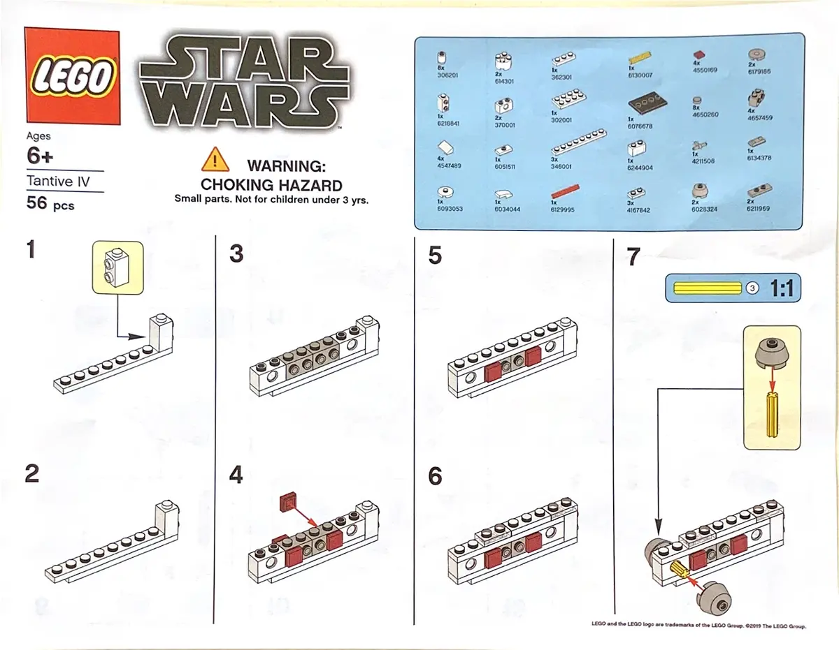 LEGO Star Wars TANTIVEIV Tantive IV set