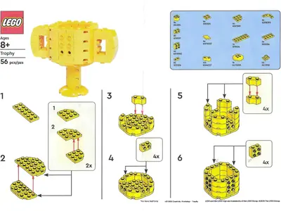 LEGO Promotional TROPHY Trophy set