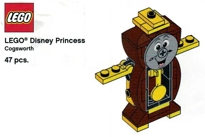 LEGO Disney TRUCOGSWORTH Cogsworth set