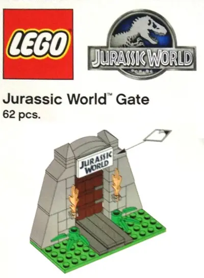 LEGO Jurassic World TRUJWGATE Jurassic World Gate set