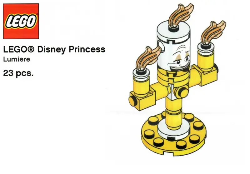 LEGO Disney TRULUMIERE Lumiere set