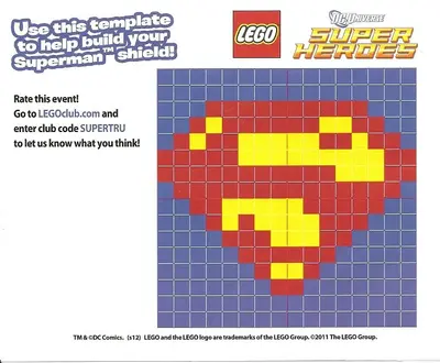 LEGO Promotional TRUSHIELD Superman Shield set