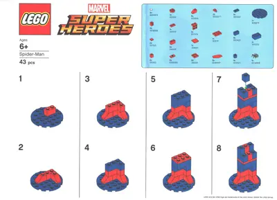 LEGO Marvel Super Heroes TRUSPIDERMAN Spider-Man set